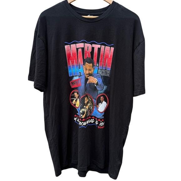 Martin Lawrence Y'all Know What It Is comedy Tour 2024 Black shirt Size XL - Picture 1 of 5